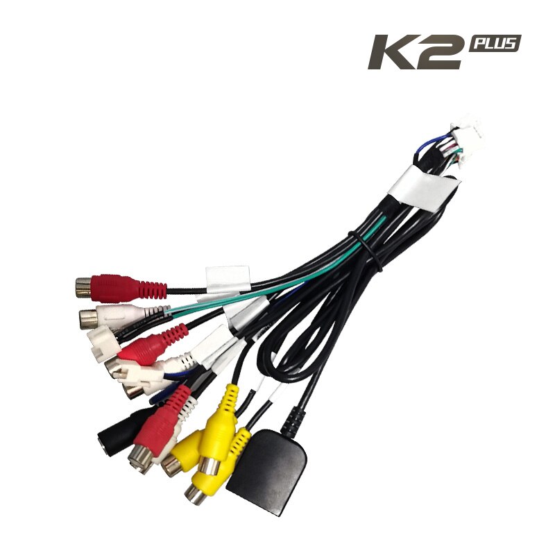 KingBeats Car Line Out Adapter 8 RCA Mini ISO RCA Aux-in Adapter Cable for Blau-punkt Grundig VDO CD Player: For K2PLUS RCA