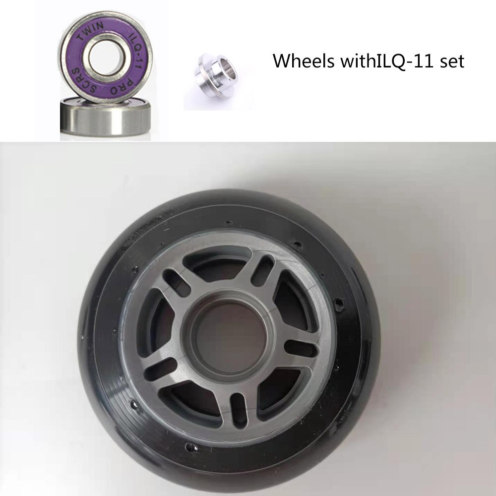 8PCS 100% Original JAPY Inline Skate Wheels 85A Hardness 80mm Slalom Sliding Roller Skating Tires For SEBA Powerslide Patines: small defect ILQ-11