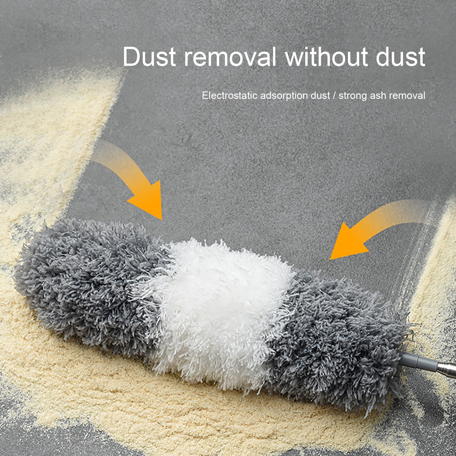 Retractable Super long Duster, Brush for Ceiling Spider Web Dust Removal Scavenging, Household Cleaning Tool