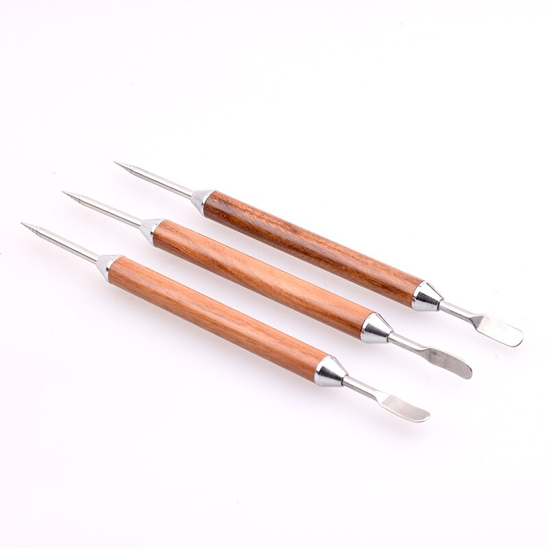 1pc barista tools roestvrijstalen koffiesjablonen latte schuimspatel 1pc koffiezetapparaten diy koffiekunstnaald