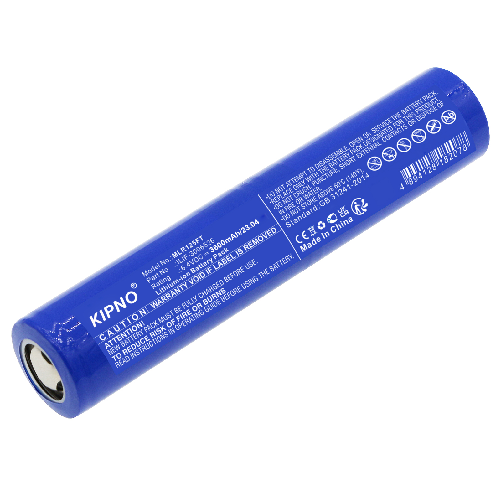 Lanterna 3600mAh Bateria Para Maglite ML125 ML150LR ML150LRX ILIF- 3006526