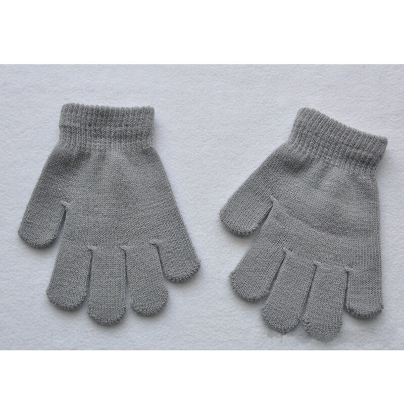 15 cm Neue Winter Warme Handschuhe Baby freundlicher Junge Mädchen Wärmer Fäustlinge Finger Handschuhe Verdicken Gestrickte Handschuhe Junge Mädchen Solide handschuhe XL669