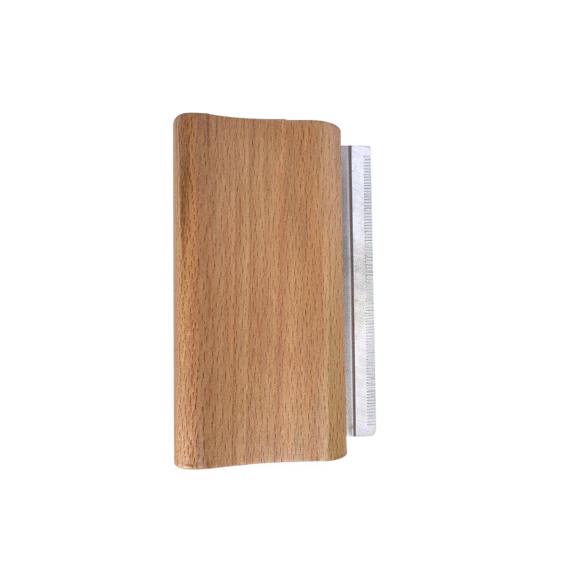 Wood Groom Brush Vis Deshedding Grooming Tool, Pet Wooden Groomer, Ergonomic Dog Comb Pet hair Removal Comb