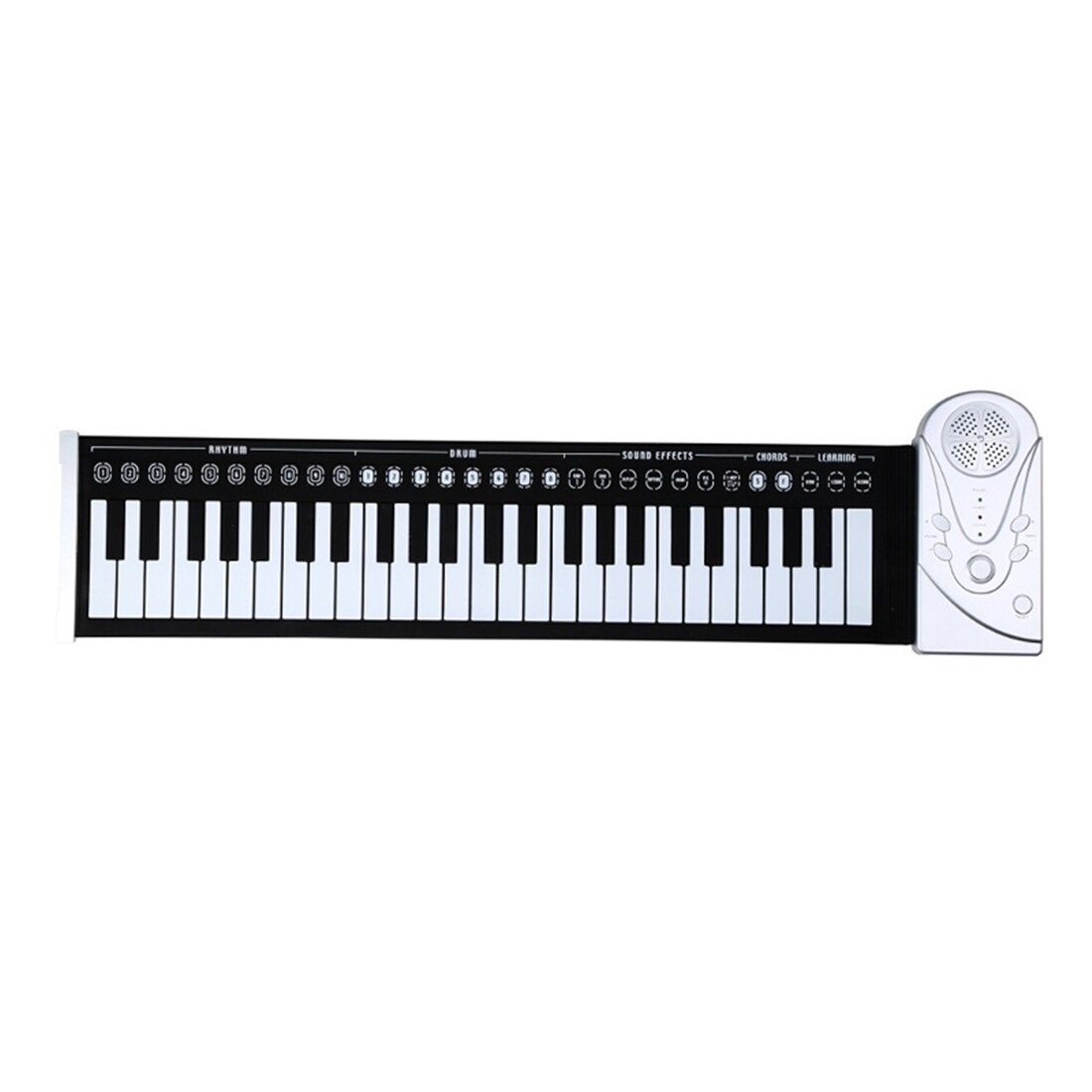 Nova 49 orador chave rolo mão piano eletrônico portátil dobrável roll up piano eletrônico teclado virtual