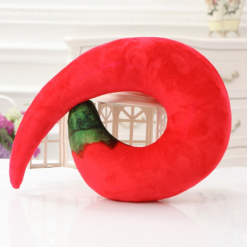 40 CENTIMETRI Creativo peluche Pelati Gamberetti Pepe Melanzana brioche animali di peluche giocattoli di peluche U cuscino del collo gamberetti cuscino giocattoli per bambini: Rosso