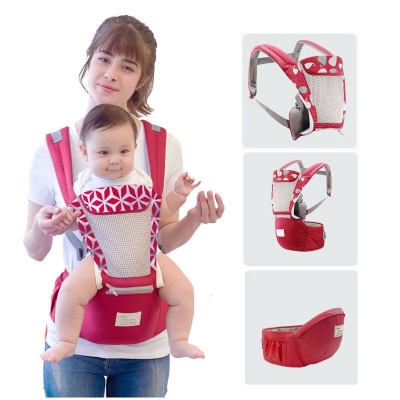 Ergonomisk babykänguru bärsele spädbarn baby höftsits bärsele för barn bärsele för nyfödda: Bärsele 13