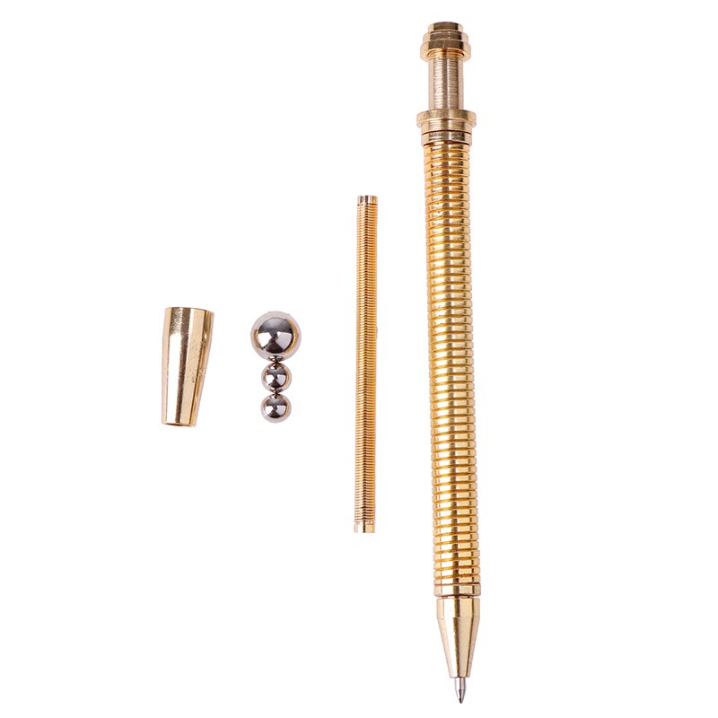 Creatieve Anti-Stress Magnetische Pen Stress Verlichten Speelgoed Metalen Lente Pen Spinner Speelgoed