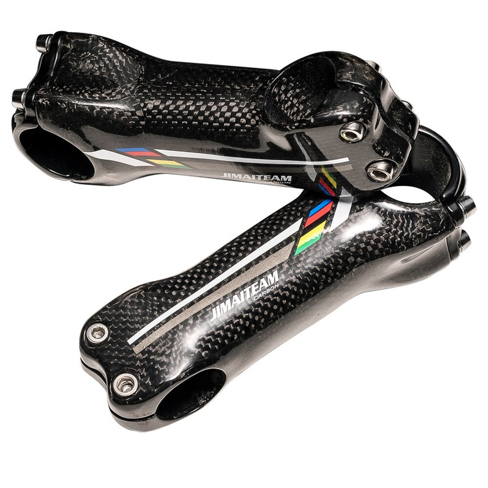 2020 fibra de carbono completo haste da bicicleta 6/17 graus guiador haste montanha estrada bicicleta haste 31.8*70/80/90/100/110/120/130mm mtb haste