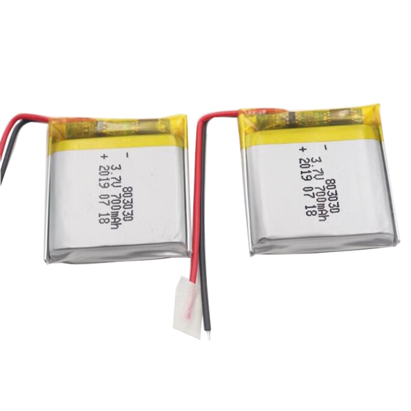 700mah 3,7 V 803030 Lithium-Polymer LiPo Akku Für Smart Uhr MP3 MP4 MP5 DIY Spielzeug LED Licht navigator li-ionen-zelle
