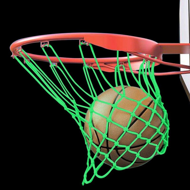 Light Up Basketball Hoop Kit Outdoor Basketball and Glow in The Dark Basketball Net Size 7- Night Basketball Sports