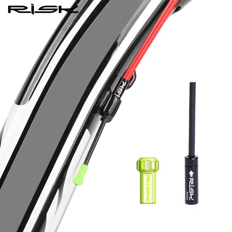 RISIKO 10 Stück Aluminium 4 mm Fahrrad-Schaltkabel 5 mm Bremsleitung Nasenendkappen Staubdichte Drahtrohrhülse für MTB Berg Straße Fahrrad