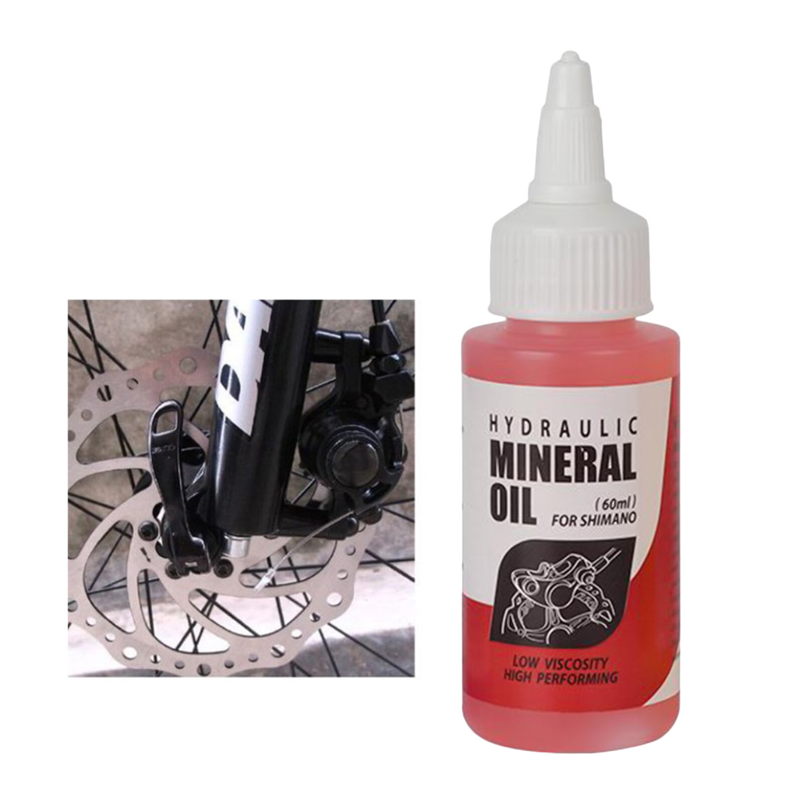 Kit de purge de frein à disque hydraulique, outils pour Shimano, fluide d&#39;huile minérale de 60ml