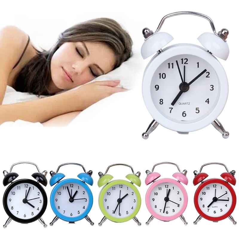 Bedside small alarm clock mini digital pointer student desktop alarm clock