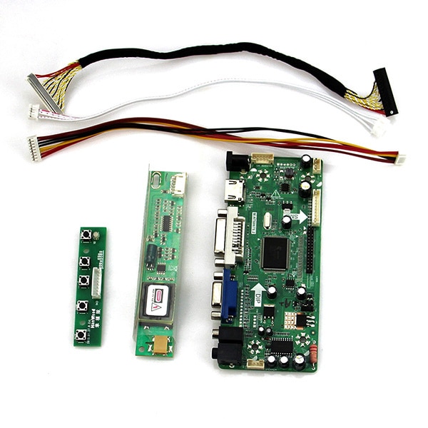 Para LP171WP4 (TL) (B1) LTN170X2-L02 M NT68676 LCD/controlador LED junta (HDMI + VGA + DVI + Audio) * 1440*900