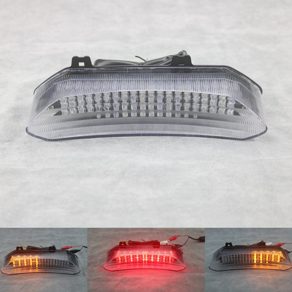 Motocicleta led turn signal luz traseira da cauda para yamaha r1 2002 2003