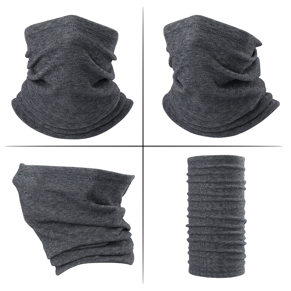 Vinter nackvärmare damask termisk bandana ansiktsskydd tub halsduk fleece sport skidor vandring cykla snowboard halvmask män kvinnor