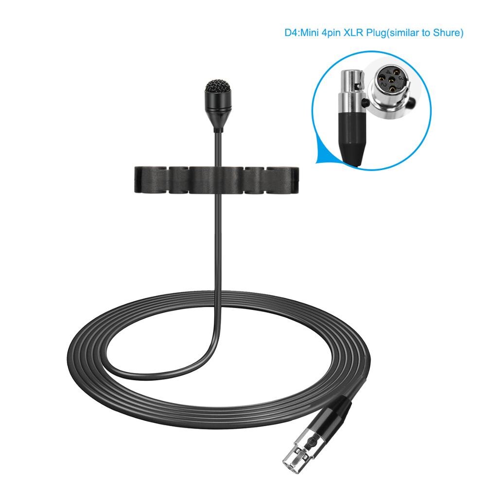 KIMAFUN Mini Wired Violin Microphone Musical Instrument Condenser Mics Omnidirectional Pickup for Shure AKG Wireless Bodypack: Blue