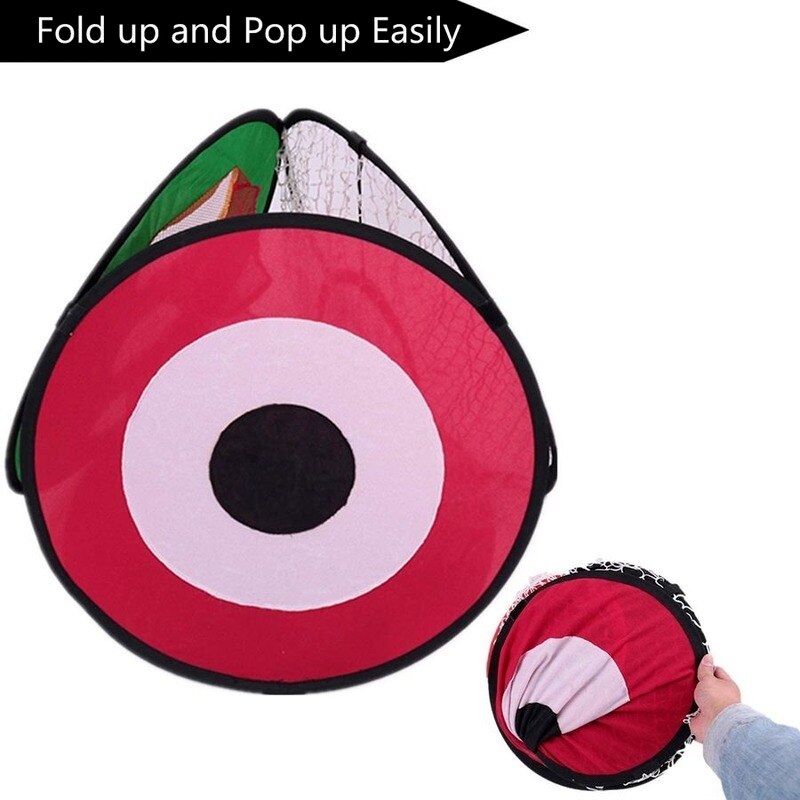 Golf Chipping Net Backyard Outdoor Target Practice with 6 Golf Foam Balls Pop Up Hitting Nets for Indoor Accuracy Swing