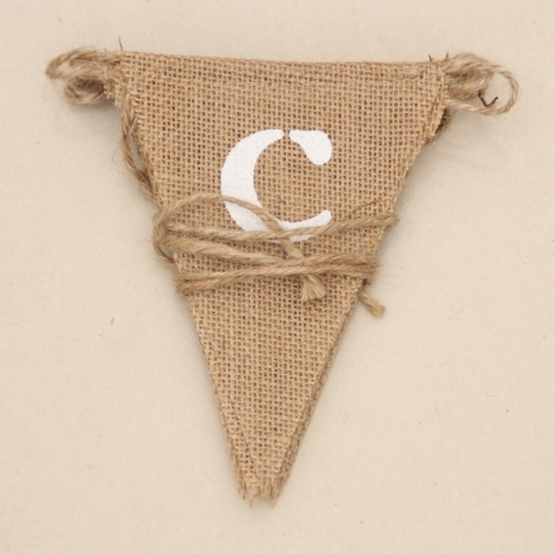 Candy Bar Linen Flags Pennant candy bar Bunting Banners Hanging candy bar Banner Birthday Party Wedding Decoration