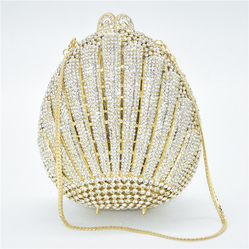 Dames décontracté chaîne sac à bandoulière sacs à bandoulière pour la fête strass sac métallique diamants nuptiale sac de luxe pour mariage