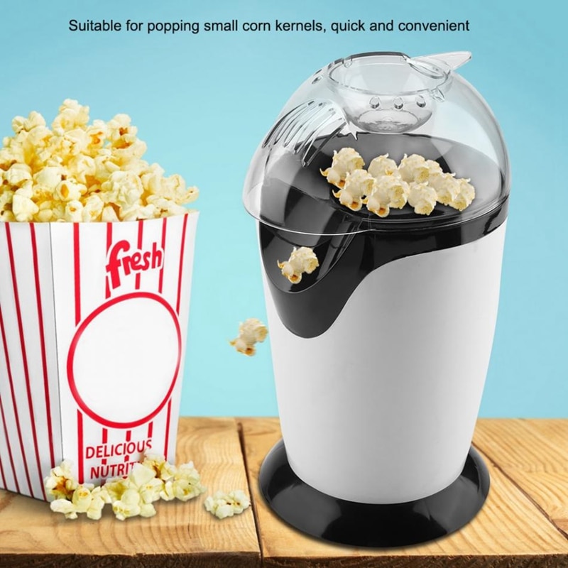 Electric Corn Popcorn Maker Diy Household Automatic Mini Air Popcorn Making Kitchen Machine Diy Corn Popper Eu Plug
