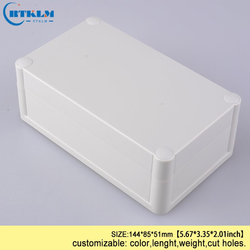 Plastic instrument enclosure Waterproof electronic project box IP68 ABS transparent junction box diy waterproof bx 144*85*51mm