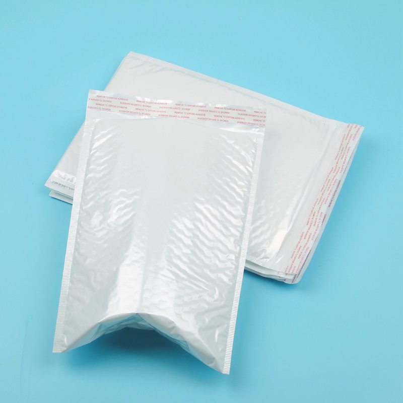 Bolsa de plástico de espuma blanca para sobres, sobres acolchados para envíos, con bolsa de correo de burbujas, bolsas de embalaje para , 13*15 cm, 50 unidades