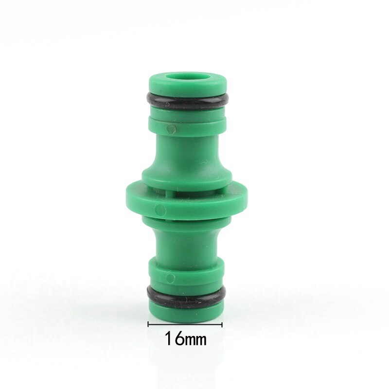 2 st 16mm slangkoppling vattenslangskoppling 1/2 '' kran kranadapter vattenpistolrör rak koppling trädgårdsbevattningstillbehör