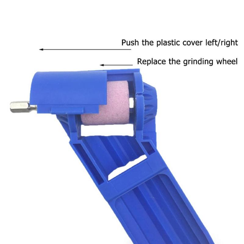 Afilador de brocas para taladro 2-12,5mm, herramienta portátil para amoladora de corindón para taladro, amoladora, rueda, broca, afilador