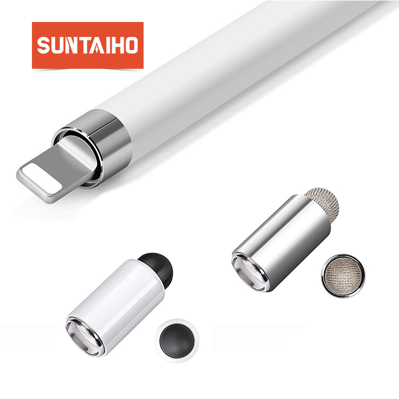 Suntaiho Stift bleistift Kappe für Apfel Bleistift Kappe Abdeckung fallen Ersatz berühren Stift Spitze Metall Touchscreen Tabletten Telefon Zubehör