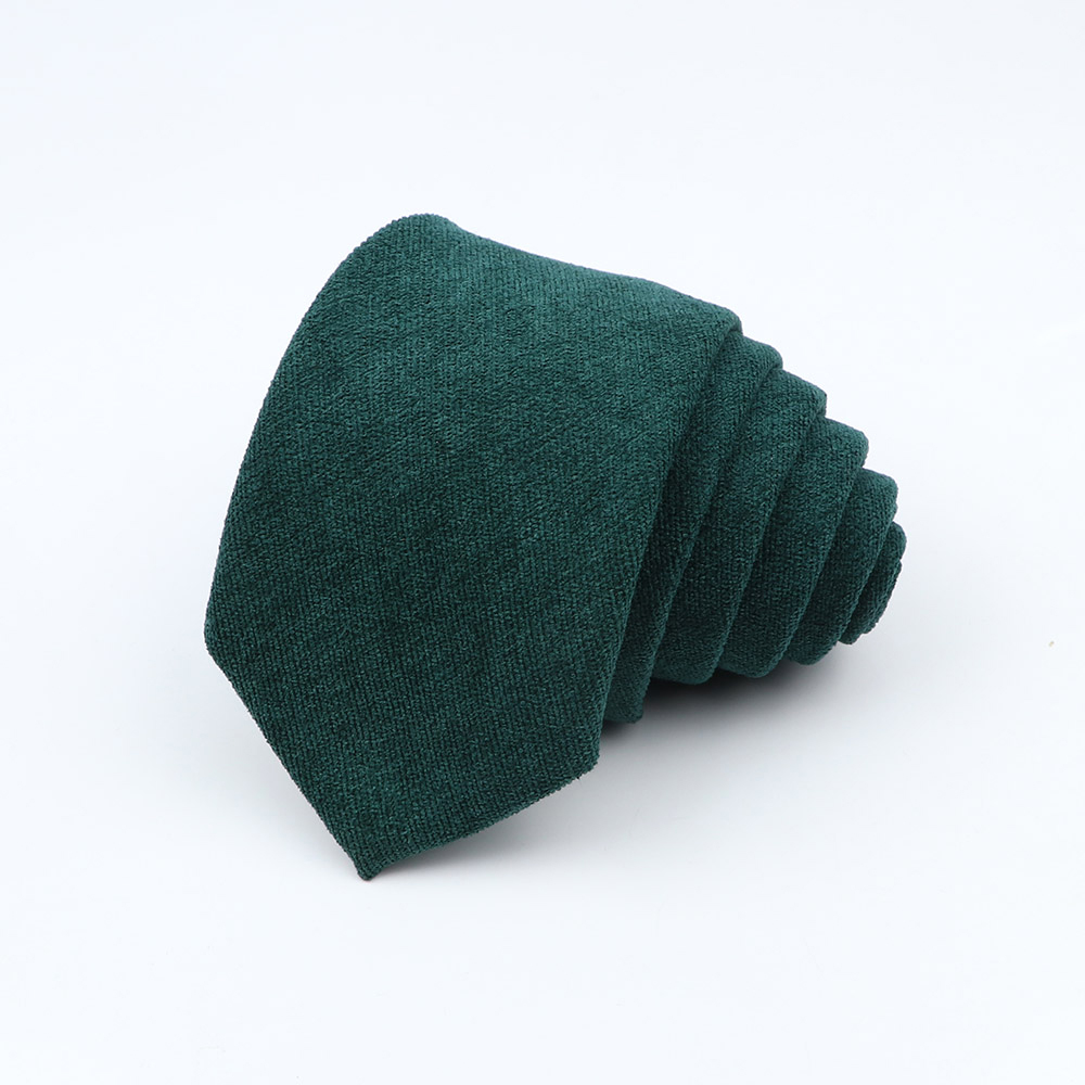 29 coloré couleur unie hommes cravate 100% coton doux velours côtelé pour hommes femmes romantique fête de mariage cravate vert rose kaki cravate: Ivoire