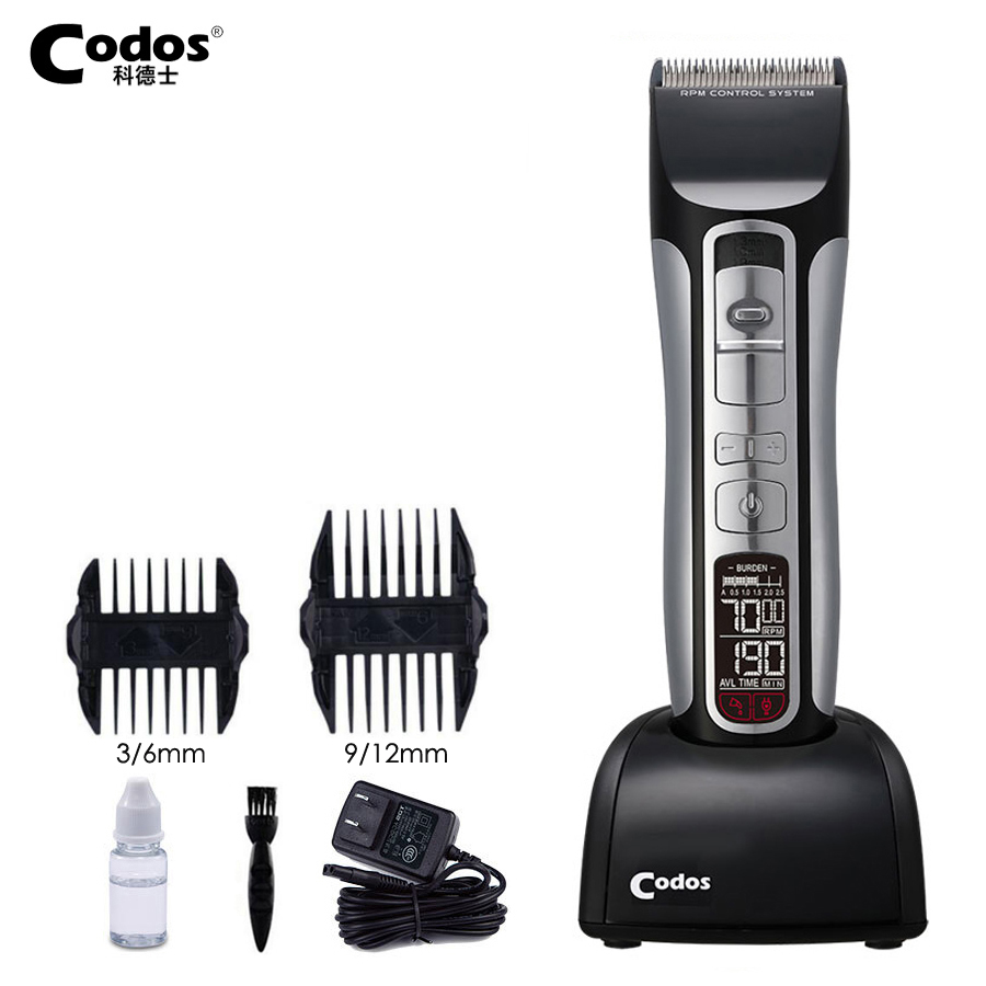 Codos Professionele Oplaadbare Tondeuse Voor Kapper Salon Elektrische Tondeuse Keramische Cutter Snijmachine