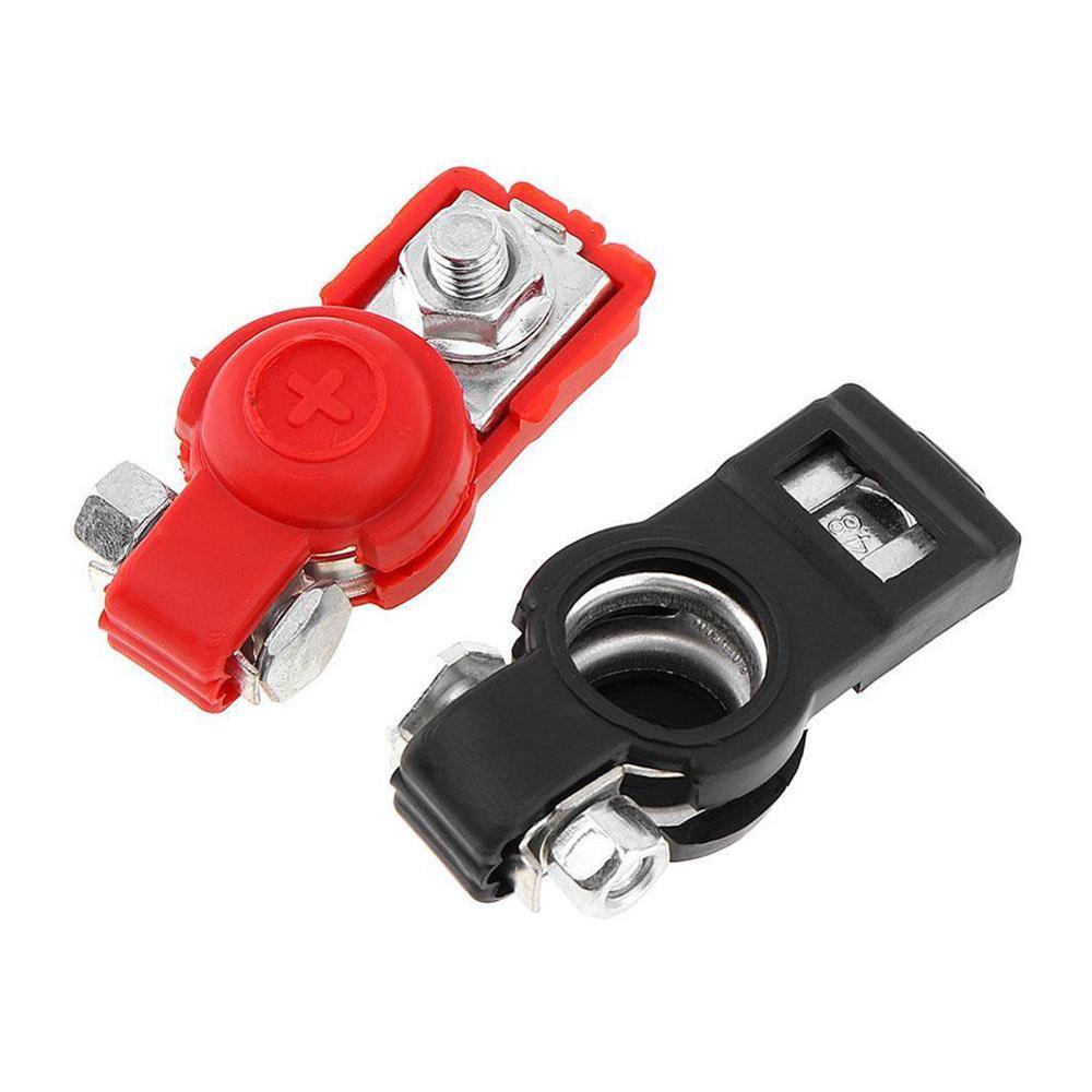 Auto Car Battery Terminal Connector Battery 1 Pair For Car Release Battery Clamps Copper Cap Terminals Quick Truck Clips Ca B1N3