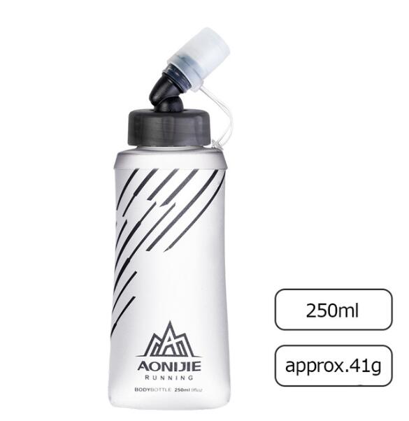 AONIJIE – bouteille d&#39;eau repliable sans BPA, 450ML ou 500ML, gourde pour le sport, bouteille d&#39;eau douce, bouilloire, Pack d&#39;hydratation, pour la vessie: SD21-250ml