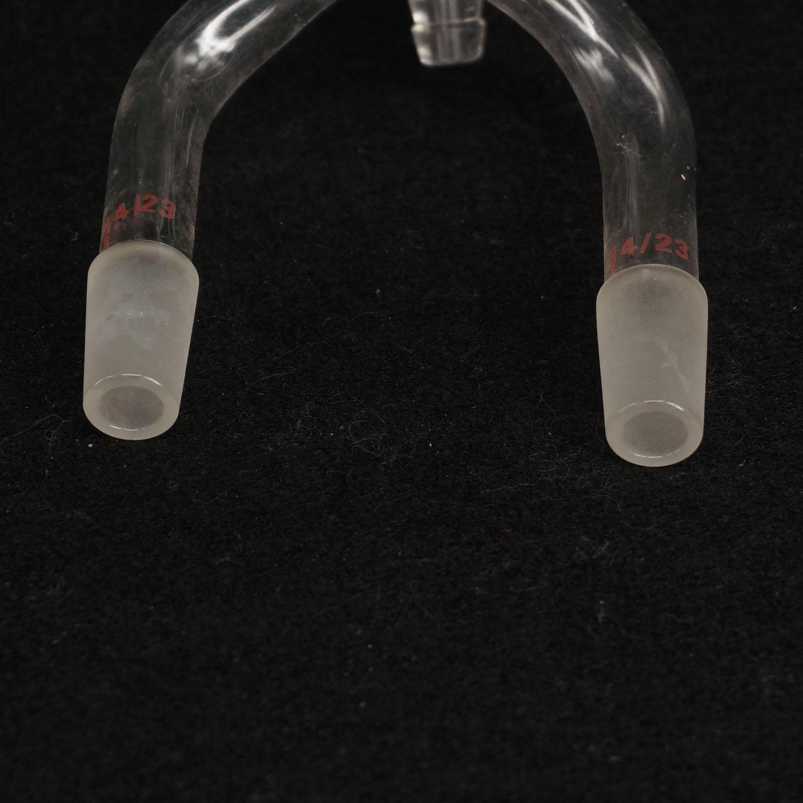 14/23X14/23 Joint 2-Manier Lab Glas Vacuüm Ontvanger Adapter Wetenschap Glaswerk
