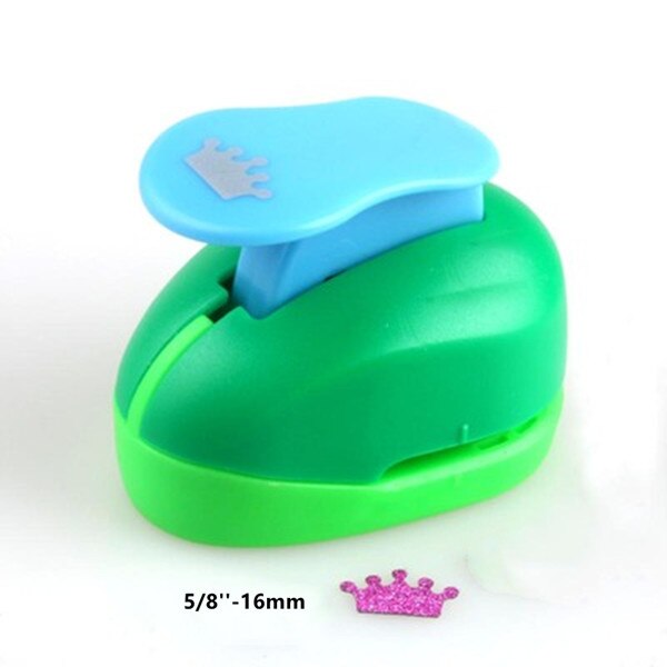 (5/8",1",1.5",2",3") King Crown craft punch paper cutter eva foam scrapbooking princess decoration hole puncher: 1pc 16MM