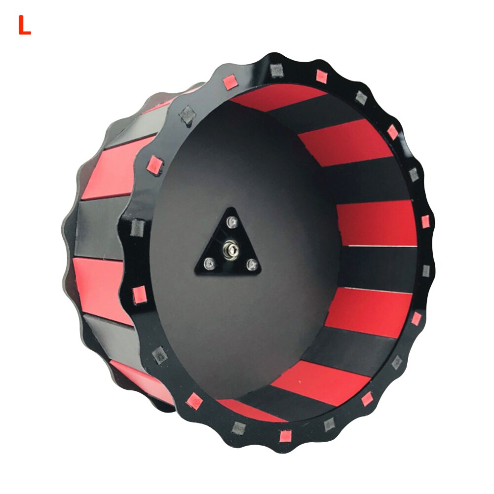 Sports Toy Squirrel Hamster Running Wheel Pet Supplies Cage Accessory Small Animal Easy Install Non Slip Mini Jogging Training: Black Red / M