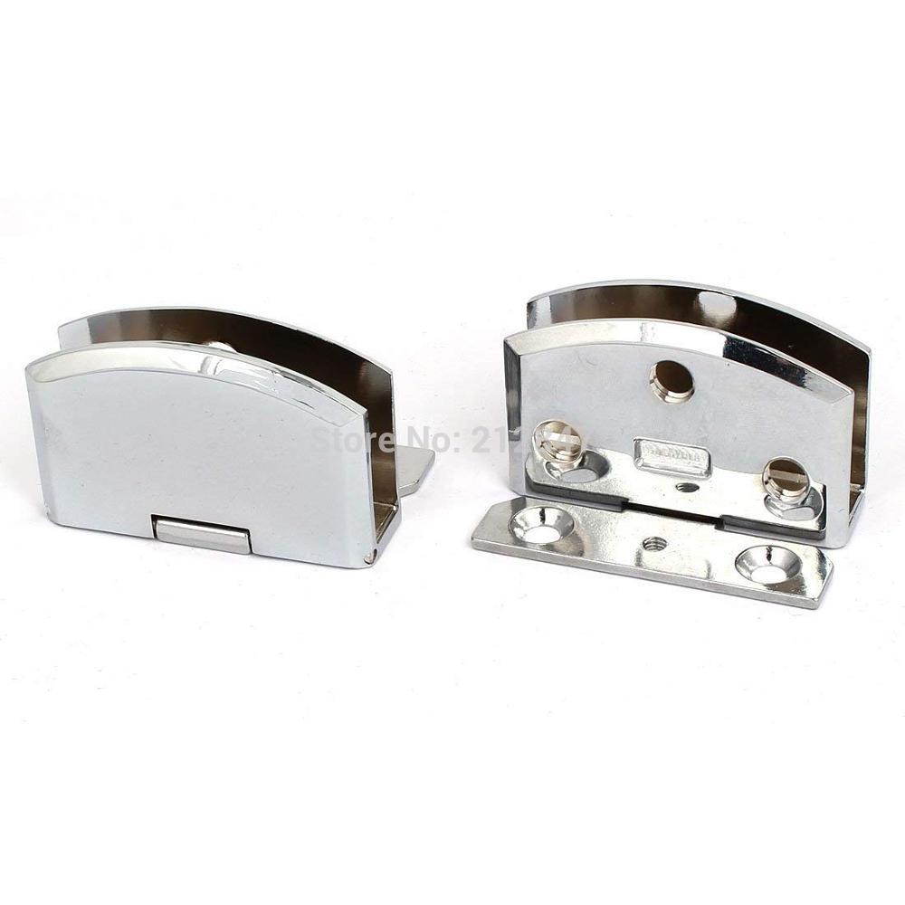 8mm-10mm Thickness Glass Door Metal Wall Mounted Clamp Clip Hinge
