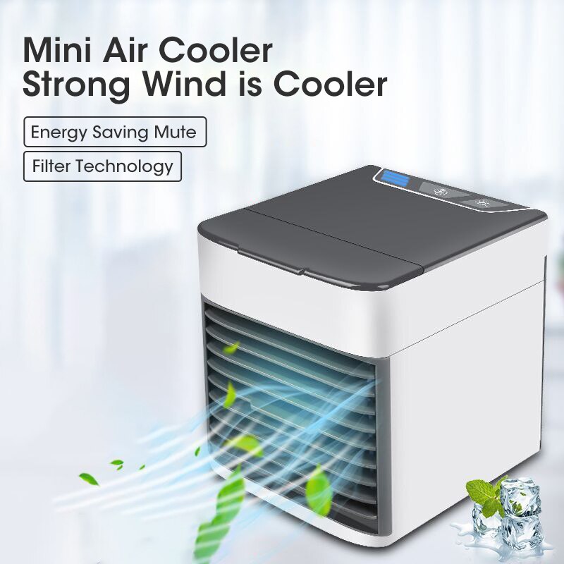Portable Air Conditioner Mini USB Fan Water Cooling Fan Small Room Air Circulator Fan
