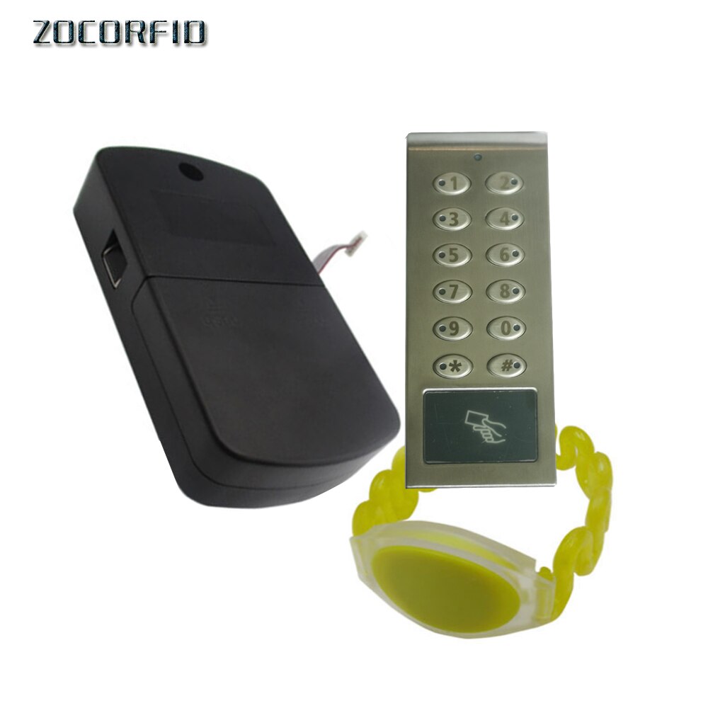 125KHZ EM RFID &amp; Digital Electronic Intelligent Password Keypad Number Cabinet Door Code Lock fechadura digital smart lock: Group B