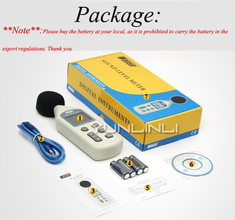 Sound Level Meter Digital High-precision Decibel Monitoring Logger Noise Tester Sound Detection Instrument Equipment SD Card