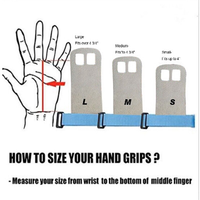 Leather Gymnastics Hand Grips Weightlifting Workout Gym Gloves Palm Protection For Kettlebell Pull-ups Gymnastic Crossfit Grip