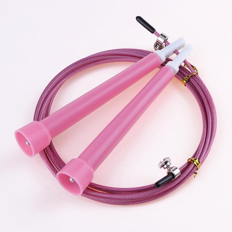 3m Jump Skipping Ropes Adjustable Skip Rope Steel Wire Fitness Exercise Skipping Jump Rope Sports Exercises Speed Jump Rope: 3m D7
