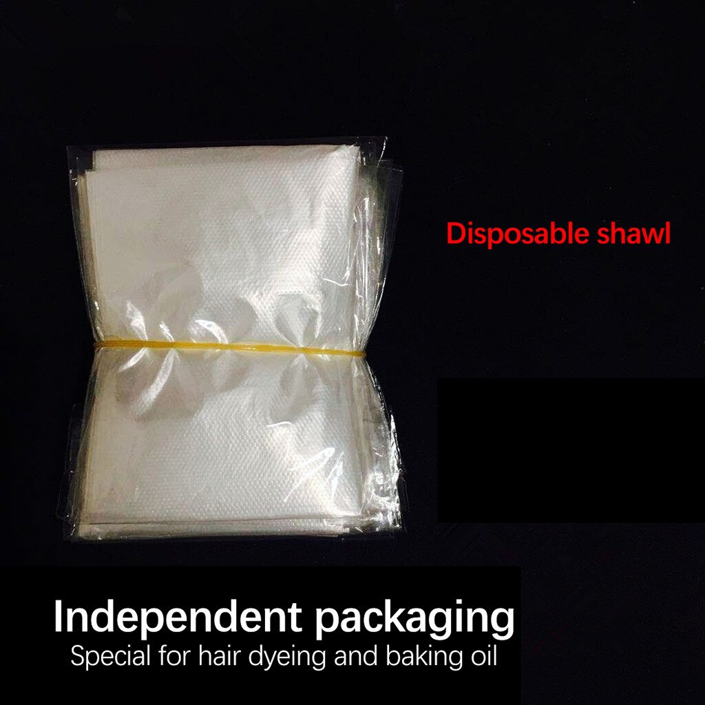Waterproof Disposable Hair Salon Capes Washing Pads Shampoo Cape Hair Cloth apron scarf Home Use Styling Tool Gown Barber