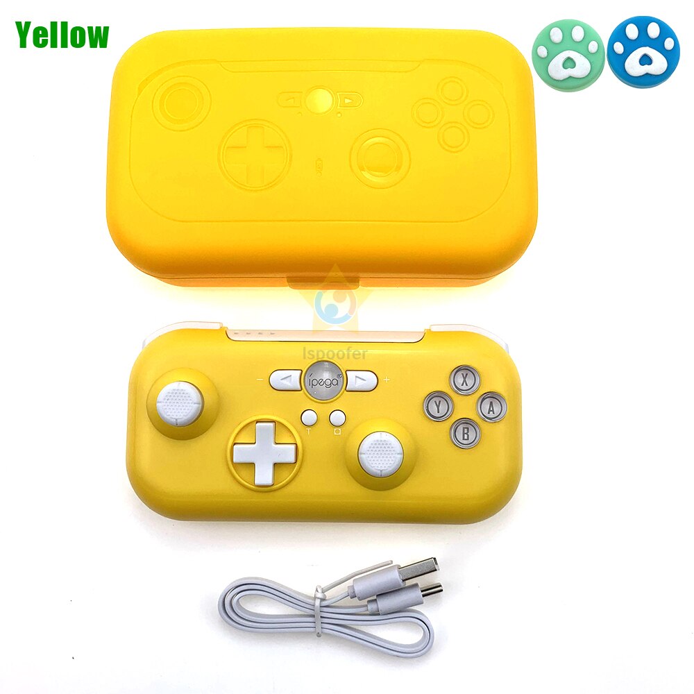 Bluetooth Wireless Controller Voor Nintendo Switch Met Dual Shock Vibaration Voor Schakelaar Bluetooth Draadloze Gamepads: Yellow