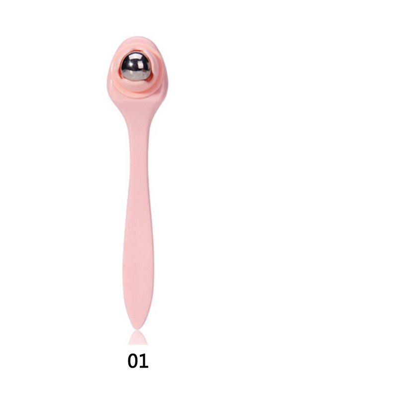 Ansigtsrens børste vask dybderensende bløde fibre mild ansigtsrens massager ansigtspleje hudpore ren børste: Pink øjen massager