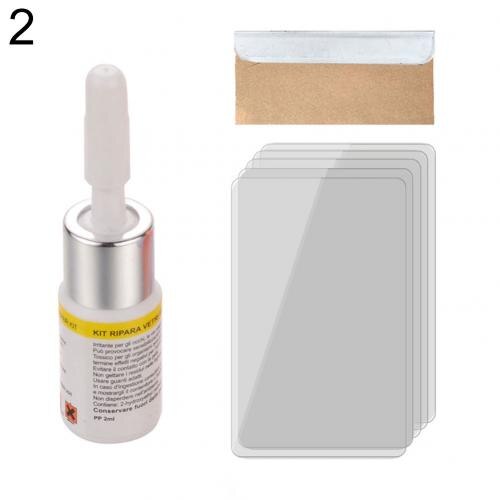 Automobil Glas Reparatur Auto Windschutzscheibe Riss Chip Reparatur Werkzeug DIY Fix Bausatz: 1Pc Weiß Bausatz
