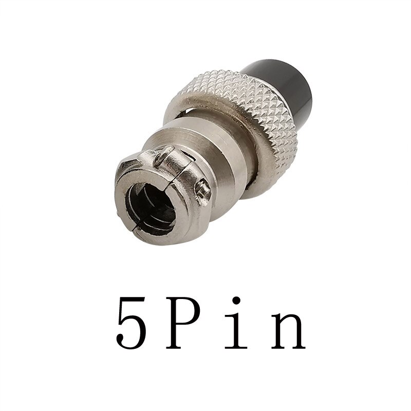 1 pièces GX16 2P 3P 4P 5P 6P 7P 8 broches mâle et femelle connecteur d'aviation circulaire GX 16 connecteurs de panneau de fil d'aviation: 5 Pin Socket