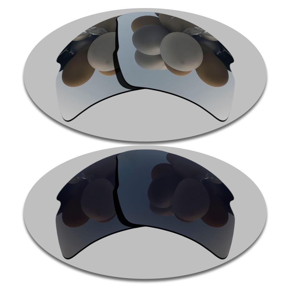 Polarisierte Sonnenbrille Ersatz Linsen für-Flak 2,0 XL OO9188 Rahmen-Mehrere Optionen: Silver-Grey Black