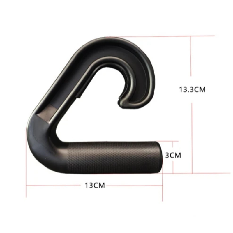 Pull Up Hand Grip Ergonomic Hook Type Fitness Handle Gym Deadlift Pull Down Grips Versatile Weights Roating Exercise Equipment